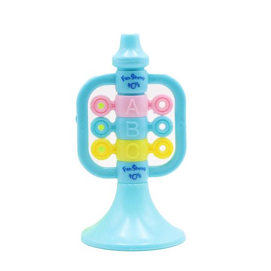Kids Cartoon Trumpet Toy Safe Interactive Cheer Exercise Lung Capacity Vivid Color Preschool Learning Trumpet Toy Kindergarten Toys
