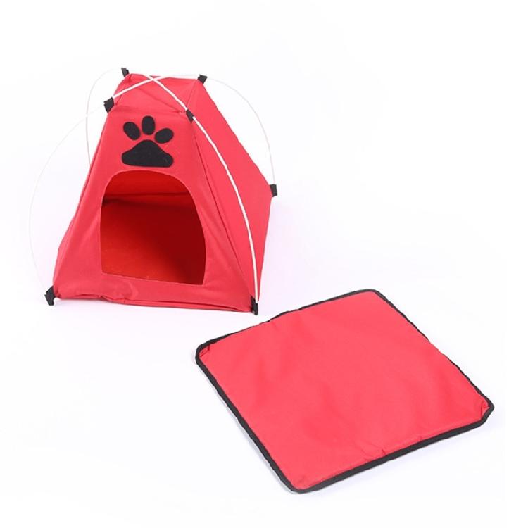 Detachable Cats Cooling Tent for Indoor Outdoor Cats Play House Shelter Tent with Cushions Dog Cats Sleep Tent for Camping
