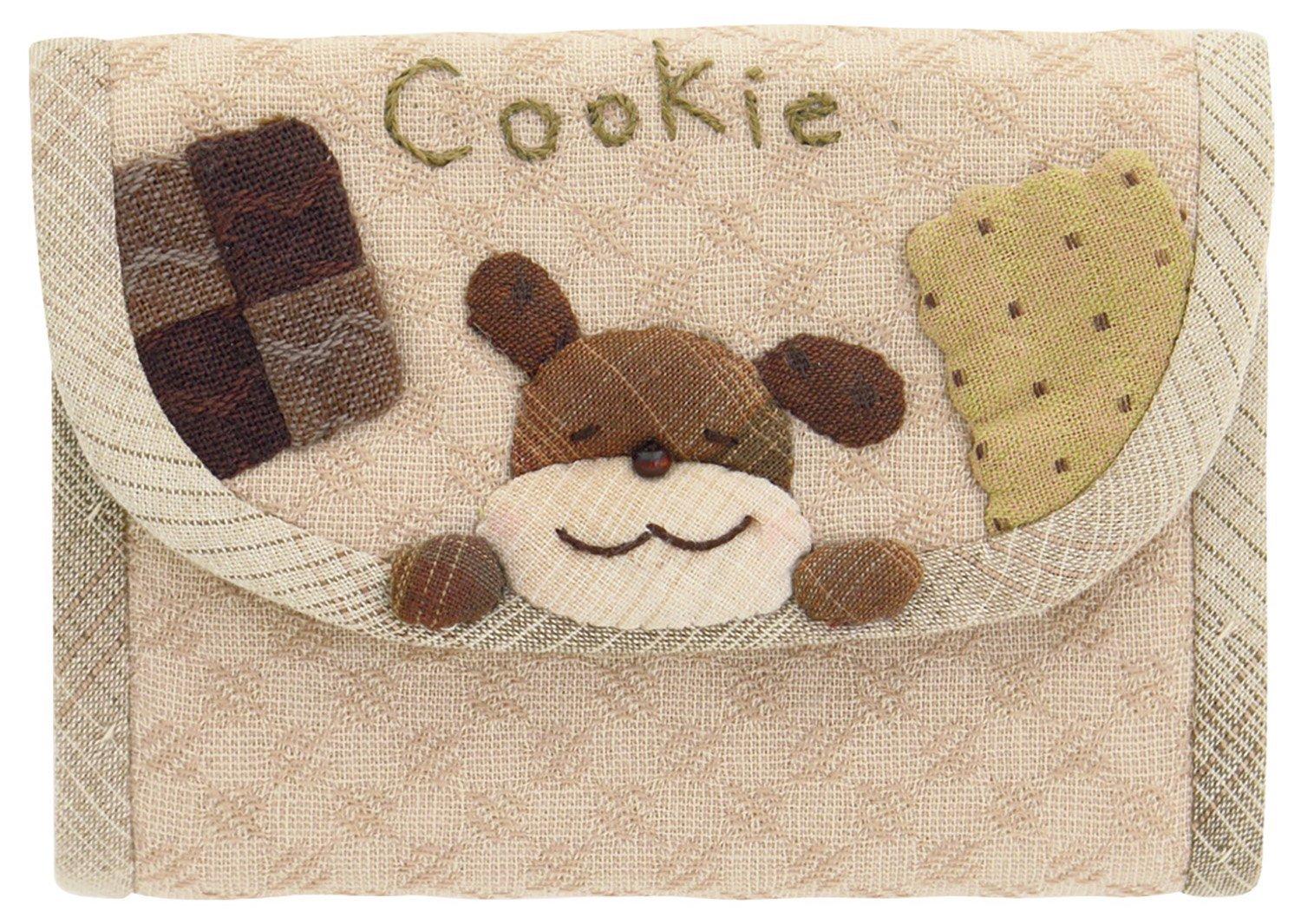 

Olympus Набор для пэчворка из шелка Животные Сладости Любящая печенье собака Визитница PA-736