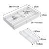 Yamazaki Tower Extendable & Sliding Cutlery Tray, White, Approx. W25 x D24.6-45 x H5.7cm, Extendable Drawer, Cutlery Storage, Model 3382