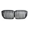 Gloss Black Front Bumper Grille Grill Fit BMW G05 LCI X5 2024+ Single Line