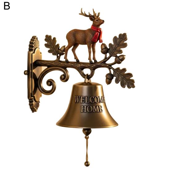 Christmas Welcome Doorbell Santa Claus Reindeer Snowman Penguin Cookie Man Door Bell Home Office Entrance Decorative Bell
