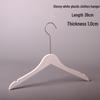 White Plastic Women's Clothing Hanger with Pant Clips for Live Streaming and Household Use