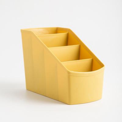 

Remote Control Miscellaneous Items Sorting Plastic Lattice Desktop Student Stationery Rack Storage Box Cosmetic Storage Box 16.7x9x12.5cm