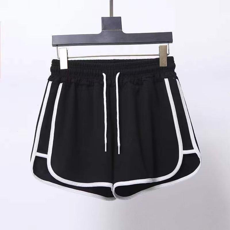 Women's Korean-Style High Waist Wide-Leg Yoga Shorts