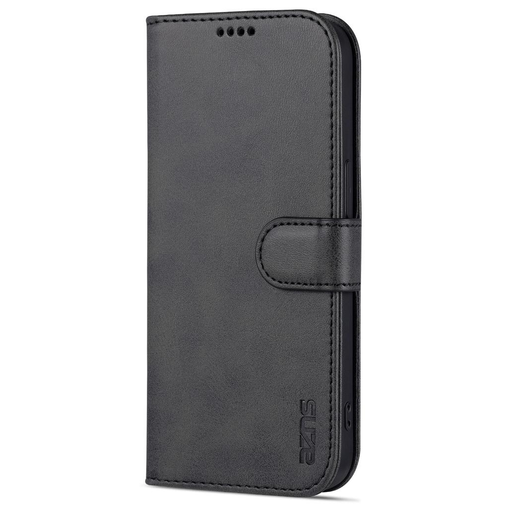 AZNS For iPhone 16 Pro Max Case PU Leather Wallet Phone Cover