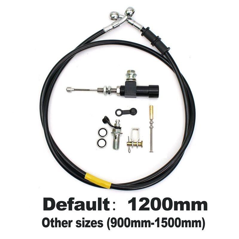 QE-Motorcycle Hydraulic Clutch Kit Brake Levers Master Cylinder Reservoir With Grip Brake Hose For Motocross Vento Pulsar