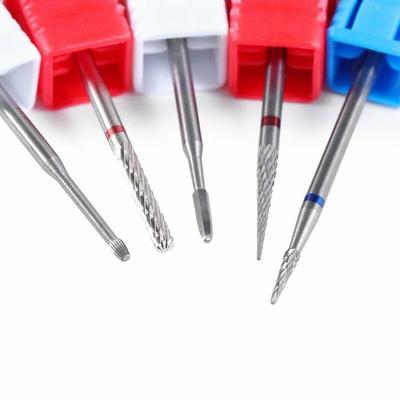 Wolframkarbid Nagelbohrer für elektrische Maniküre, Fräser Nagelfeilen zum Entfernen von Nagelgel-Politur, Nagelwerkzeuge