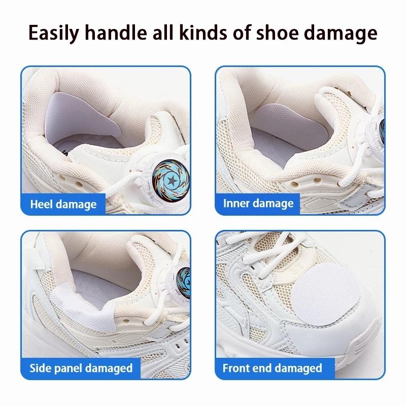 Heel Repair Subsidy Sticky Shoes Hole Sneakers Insoles Patch Heel Pads Heels Sticker Protector Foot Care Anti-Wear Inserts 2/4/6 PCS