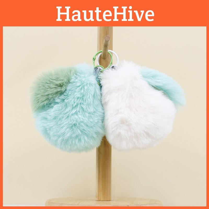 Keychain Plush Pear Toy Stress Relief Soft Stuffed Fruit Decor For Kids Teens