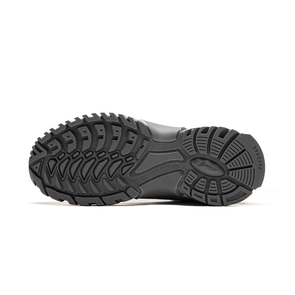 Li Ning Dominant Tiger Slip Resistant Height Increasing Thermal Rebound Mid top Casual Shoes Men's Gray AGLU091-3