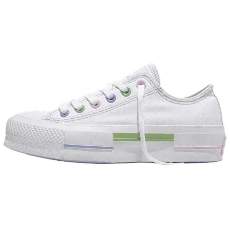 

Converse All Star Lift Classic Comfortable Low Top Canvas Shoes Women sneakers White A21382C 42.5