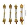 Bible Crowns Scroll Door Mezuza Home Gift Mezuzah Front Decor Jewish Gifts Women Wedding Metal Case Side Religious