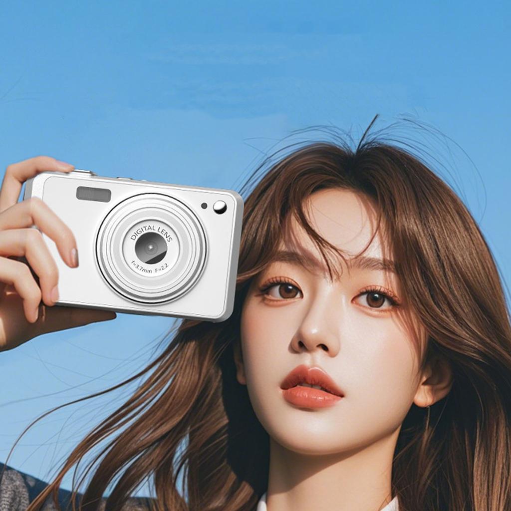 4K 64MP Digital Camera 16x Digital Zoom AF Auto Focusing 2.8 Inch Display Video Camera with LED Fill Light
