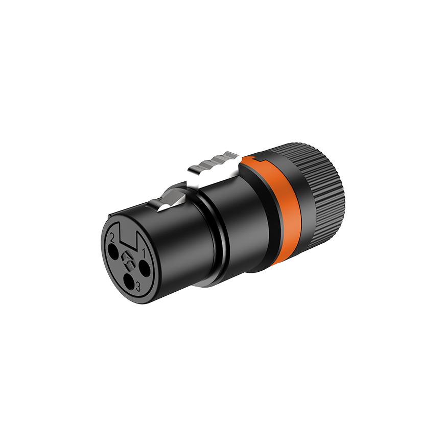 Conector Fêmea Tipo Xlr Roxtone Lx3F