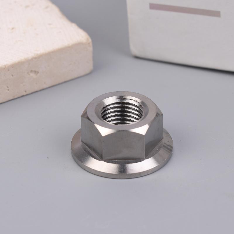 1 Pcs Motorcycles Titanium Hex Flange Hexagon Nuts M5 M6 M8 M9 M10 M12 For Motorcycles And Motorbikes
