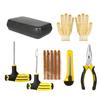 Car Bike Motorbike Tire Repair Kit Studding Tool Set Tubeless Tyre Puncture