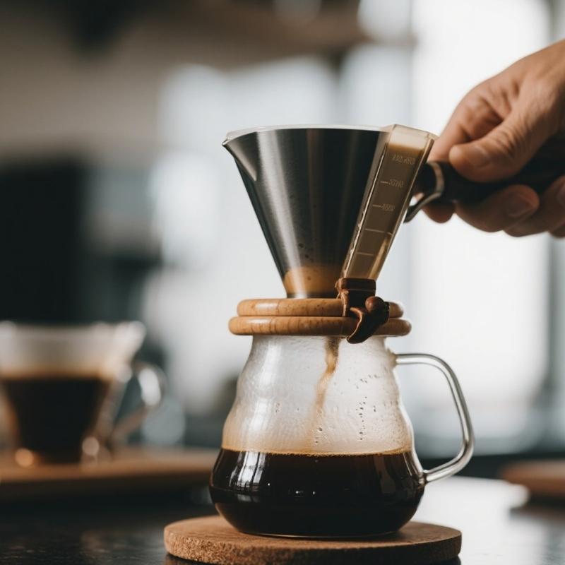 Compacts Storage Organizers For Coffee Bar Square 51-58mm Espresso Tamper Station Stand with Slide Out Drawer Design