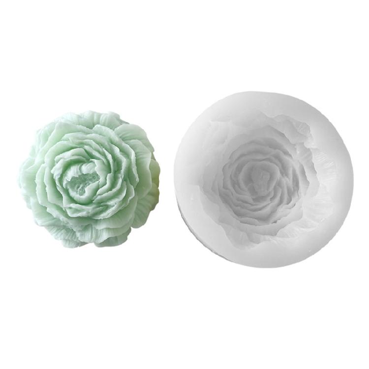 

Peony- Epoxy Resin DIY Ornaments Making Soap Melt Resin Clay Home Decorations 1
