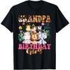 Grandpa Of The Birthday Girl Zoo Theme Animal Party Safari T-Shirt