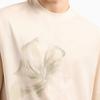 Emporio Armani Floral Print Crew Neck Short Sleeve T-Shirt Men Tops White EM001460AF10017U1088