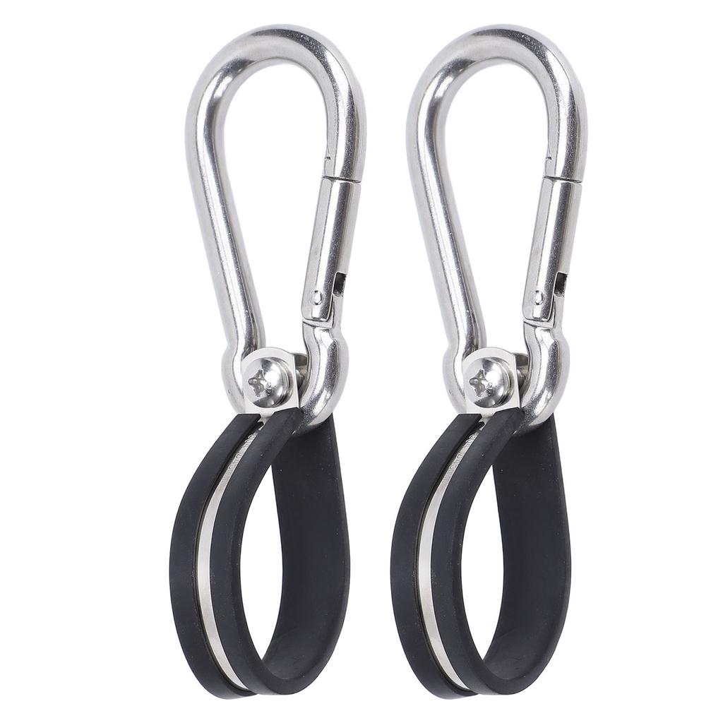 2PCS Airpower Line Clamp Stainless Steel Hanger Bracket Mounting Assembly Cushion Clamps for 3 In 1 Wrap Air Hose Lines