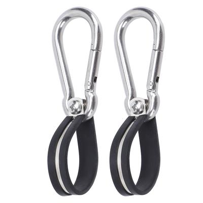 2PCS Airpower Line Clamp Stainless Steel Hanger Bracket Mounting Assembly Cushion Clamps for 3 In 1 Wrap Air Hose Lines