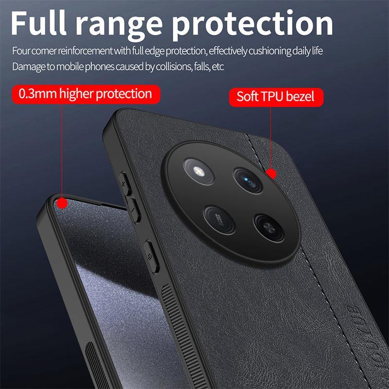 For Honor Magic 7 Lite Luxury Sheep Nappa Leather Skin Phone Case for Honor Magic7lite X9C Smart Full Protect Frosted Cover