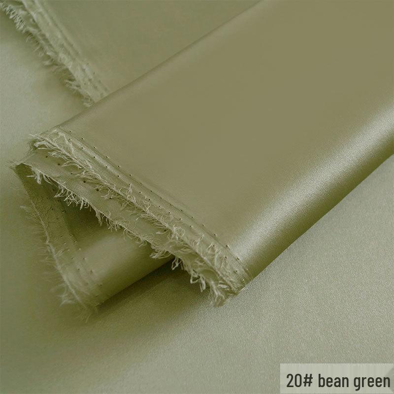 Huahong 16mm Maulbeerseide Crêpe Satin Stoff, Mehrfarbig, 114cm Breite