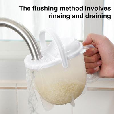 Spălare Manuală Aparat de Gătit Orez Capacitate Mare Coș de Orez Clătitor Scurgător Drenaj Rapid