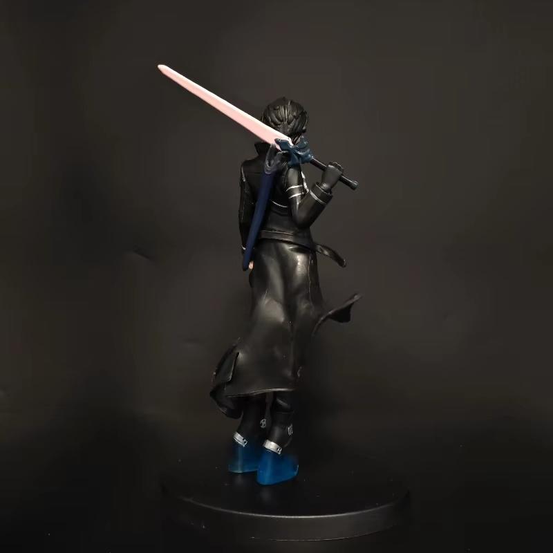 Sword Art Online Kirigaya Kazuto Figurka Stojąca, Statua Akcji z PVC, Wykwintna Figurka Kolekcjonerska, Idealny Prezent Anime W magazynie