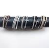 Bohemian Multi-Layer Leather Cross Bracelet with Rhinestones for Women