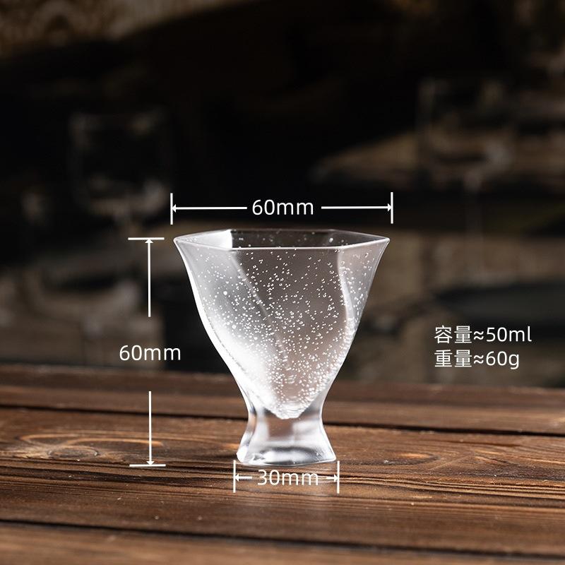 New Chinese Handmade Crystal Glass Master Cup, Home Bar Party Wine Glasses, Dining Table Fair Cups, Moving Gift Tea Cup Set