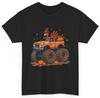 Thanksgiving Turkey Monster Truck Youth Boys Kids Toddlers T-shirt