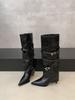 But knee boots women's pointed boots, new high-heeled boots in autumn and winter 2025, Spice Girls stiletto pants boots