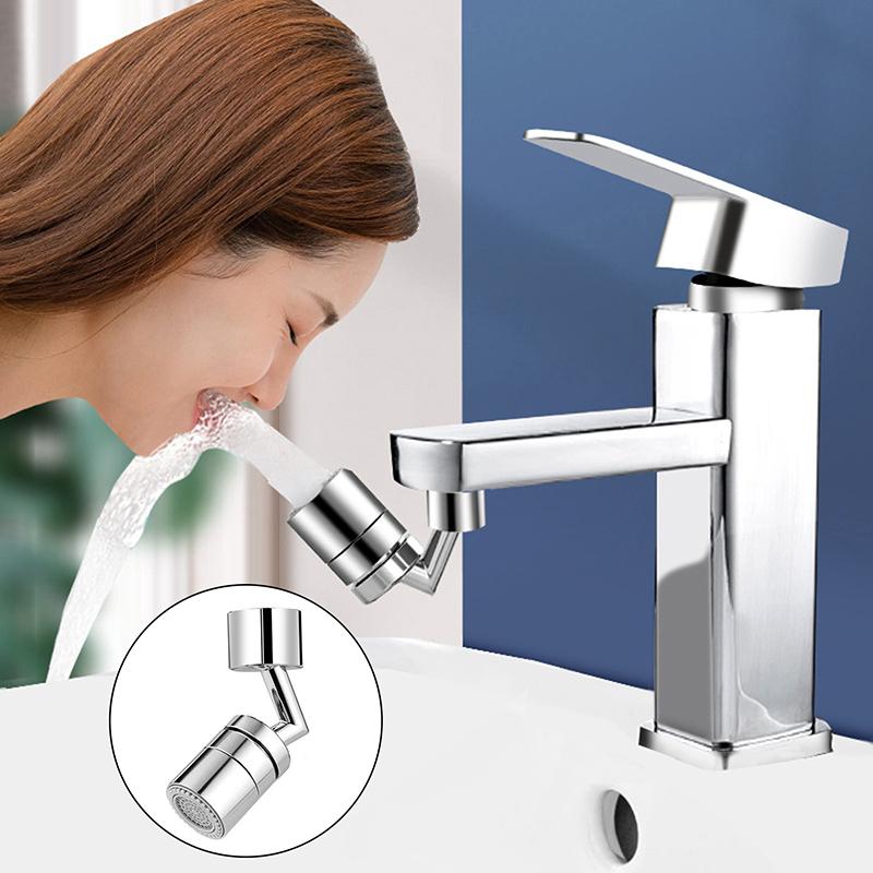 720 Rotatable Tap Aerator Splash-proof Faucet Sprayer Head Splash Tap Head Wash Basin Tap Extender Adapter