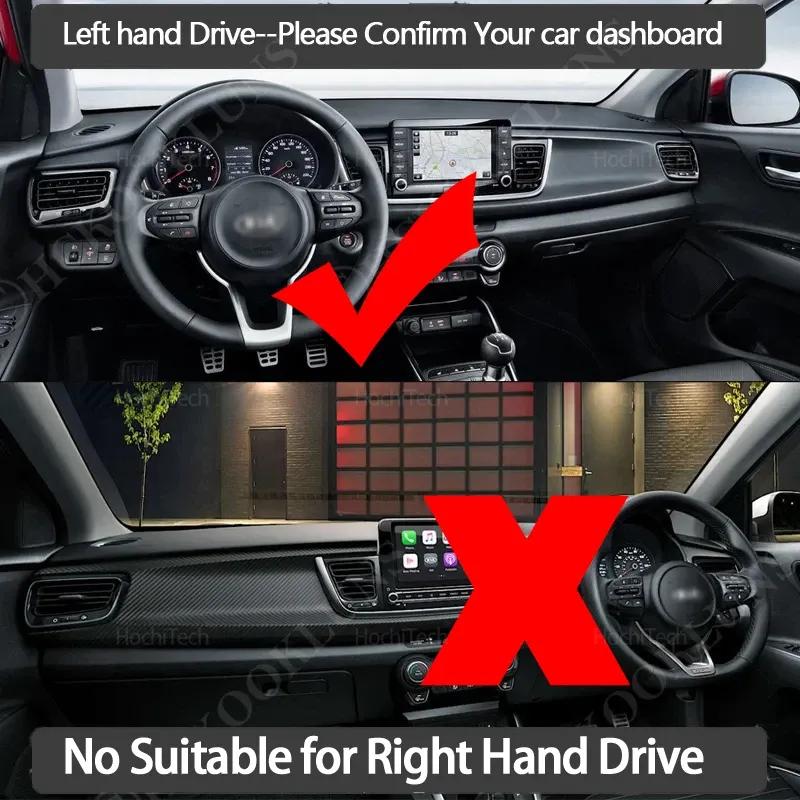 For Kia Rio 4th Gen 2017 2018 2019 YB Car Dashboard Cover Avoid Light Pad Instrument Panel Mat Case Carpets