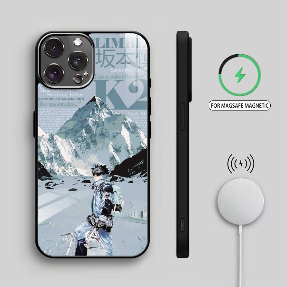 The C-Climber K-K2   Phone Case For iPhone17,16,15,14,13,12,11 Plus,Pro Max Magnetic For Magsafe Wireless Charging