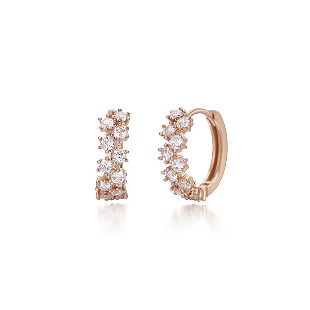 Sandy One-Touch Hoop Earrings W