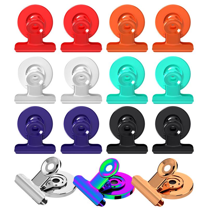 31mm Round Magnetic Clip – Strong, Colorful Refrigerator and Shelf Magnet Clips