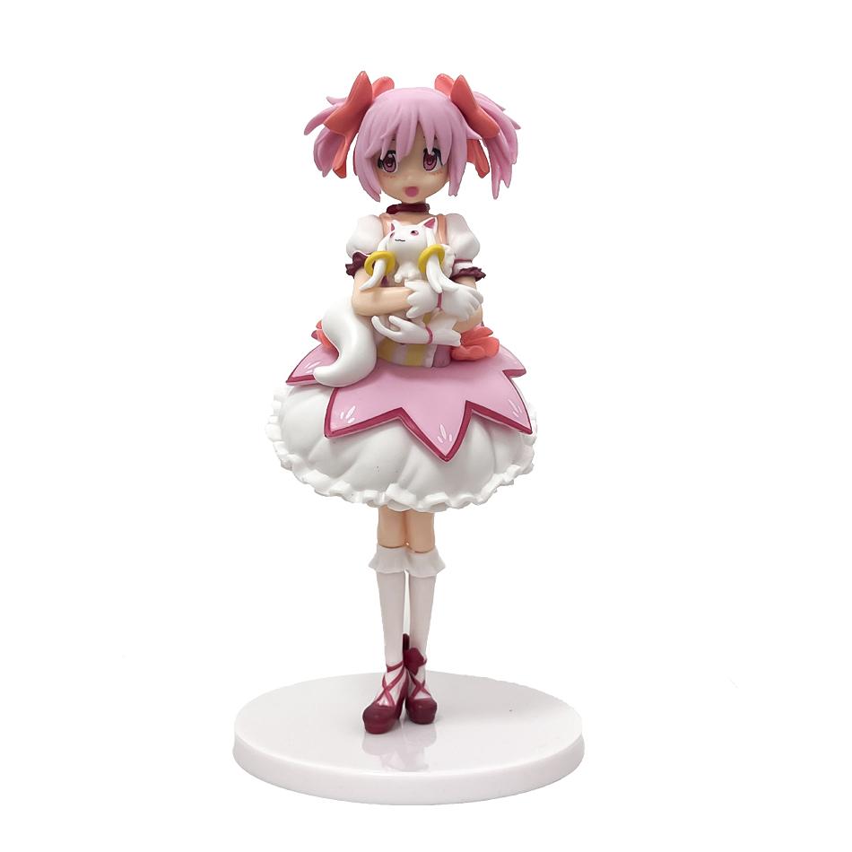 

Hot 17.5cm Anime Puella Magi Madoka Magica Kaname Madoka Cartoon Figure PVC Model Desktop Ornaments Toys Holiday Gift In Stock