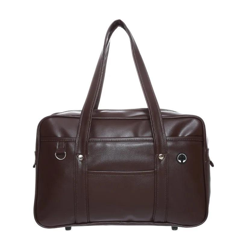 PU uniform bag, JK tote bag, university supplies, Japanese high school unisex shoulder bag briefcase