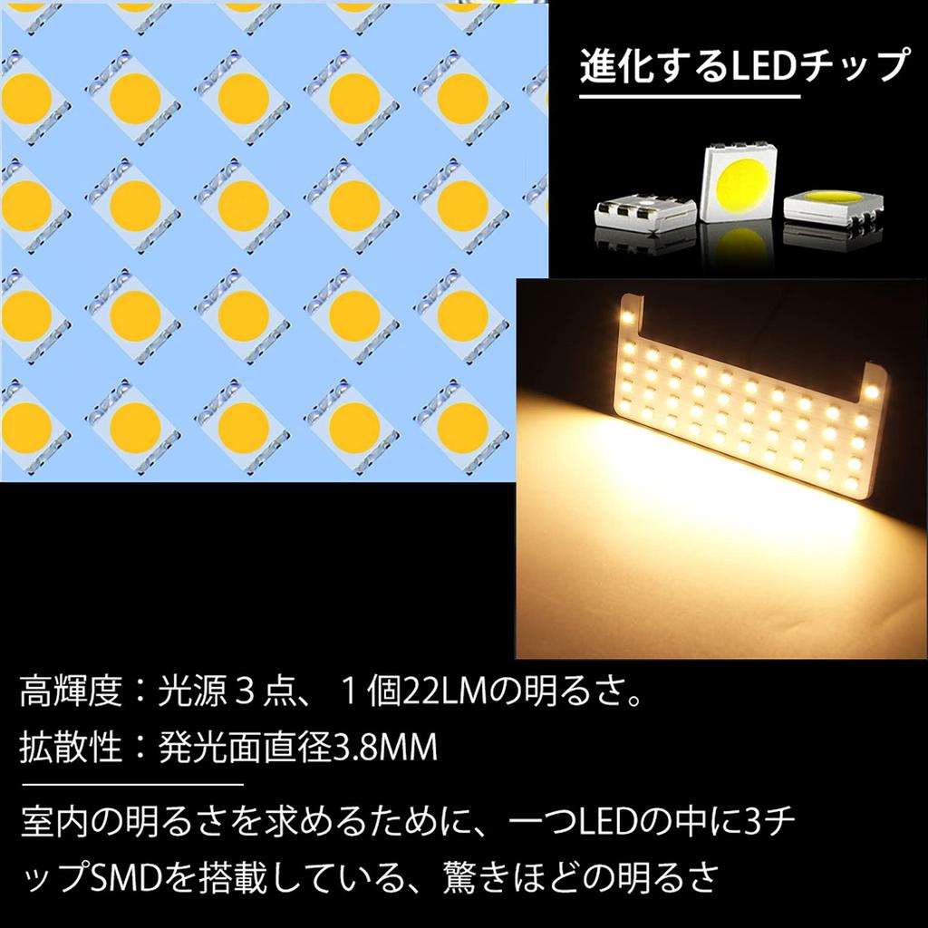 Prado 150 Series LED Room Lamp, Light Bulb Color, Land Cruiser Prado 150 GDJ/GRJ/TRJ,