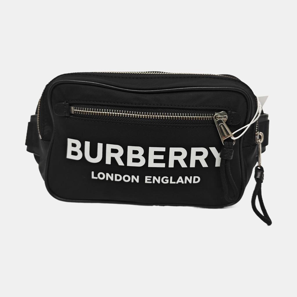 [Gebraucht] Econyl Logo Print Recyceltes Material Nylon Schulter Crossbody Tasche - Ausgezeichnet #1R49SW6