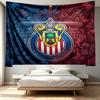 Club Deportivo Guadalajara Print Tapestry - Portable Wall Decor Cloth, for Home, Dorm, Travel, Bedroom, Living Room - Ideal Birthday Housewarming Gift