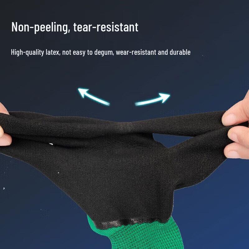 Yuzhuxun Non-slip Nitrile Dipped Gloves