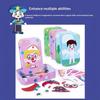Magnetic Dress Up Puzzle Toy BPA Free Safe Expression Changing Game for Kids 3+ Kindergarten Activity Reward Gift