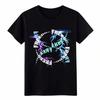 Vintage Unisex Graphic T-Shirt Casual FREEDOM Lightning Cyberpunk Streetwear Tee