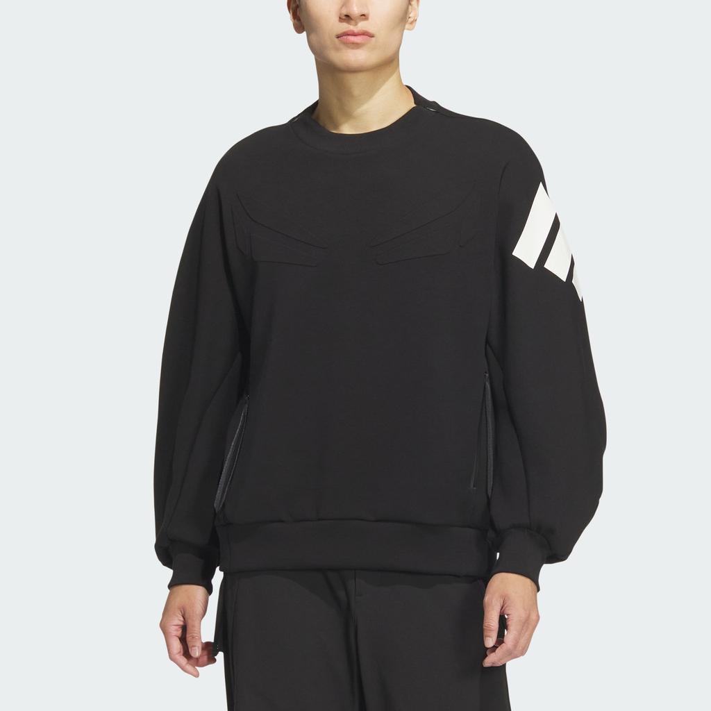 Adidas FW24 Future Style Pre Series Logo Sports Casual Long Sleeve Sweatshirt Men sweatshirt Black JN3467