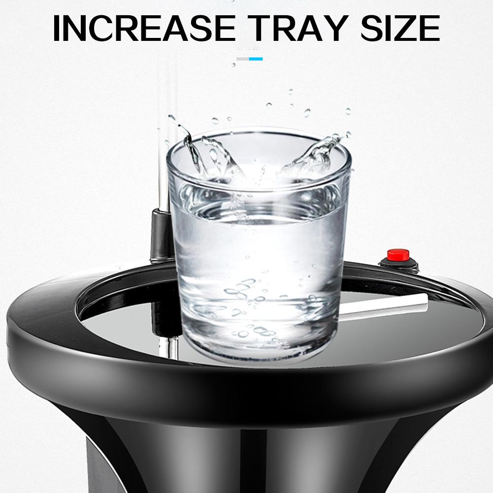 Automatic Electric Drinking Water Bottle Pump With Spill-Proof Tray For Gallon Bottle Dorm Room Space-Saving Hydration Hub